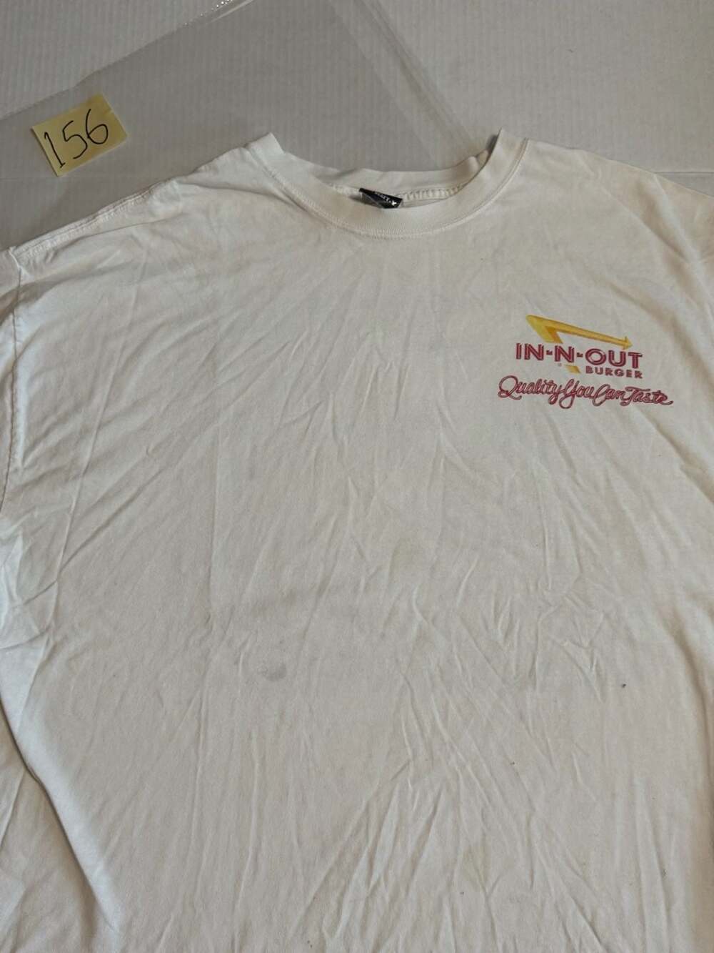 Hanes In-N-Out Burger Graphic T-Shirt White Vintage 60th Anniversary